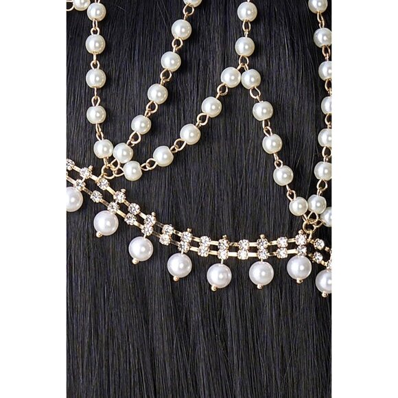 Elegant Pearl Headpiece main image 4